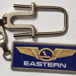 Eastern Airlines Key Chain with COTAL of Miami on back 1985 VINTAGE